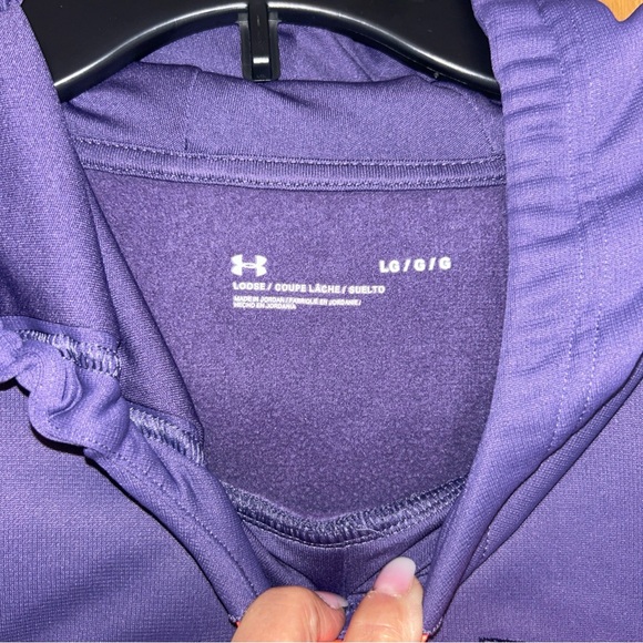 Under Armour Purple Hoodie with Floral Highlights - Picture 3 of 7